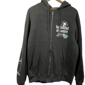 Beautiful Disaster Zip Up Hoodie